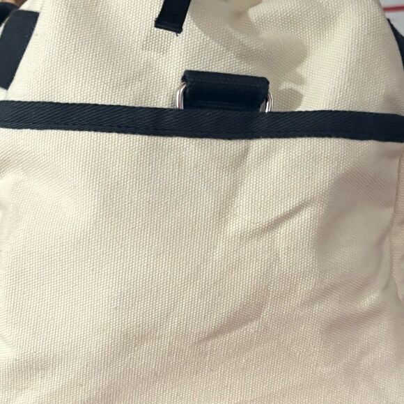 New Limited Edition Create Cream & Gray Canvas Travel Duffle Bag - Picture 8 of 8
